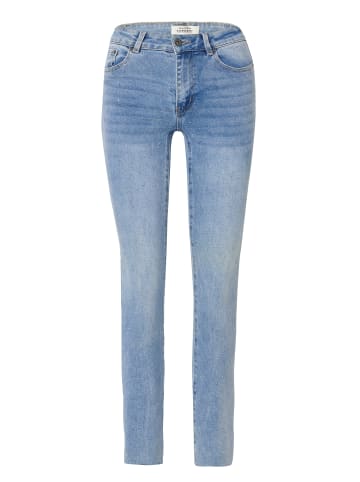 KOROSHI Gerade geschnittene jeans lang. in blau