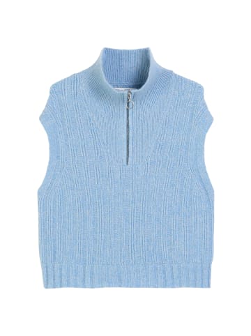 Marc O'Polo DENIM Strick-Pullunder mit Reißverschluss in Medium Blue Multi