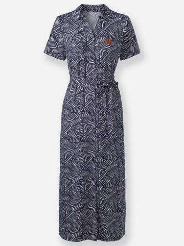 WITT WEIDEN Jerseykleid in marine-weiß-bedruckt