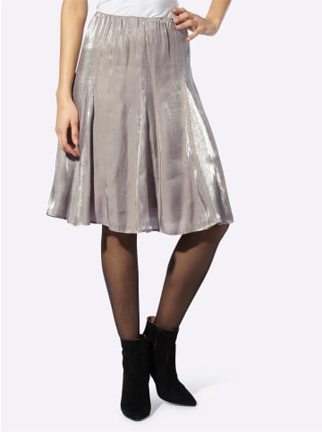 Heine Godetrock in taupe