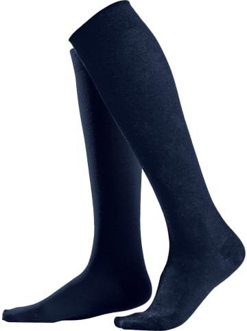 Kunert Baumwolle Stützkniestrümpfe 1 Paar Fly & Care in dunkelblau