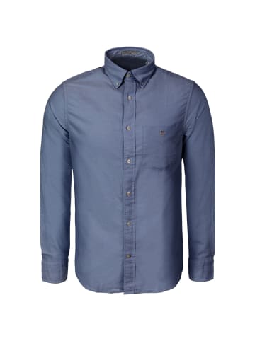 Gant Langarmhemd Reg Classic Oxford in dunkelblau