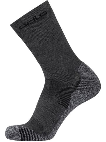 Odlo Socke "Socks Crew Ceramicool Crew" in Grau