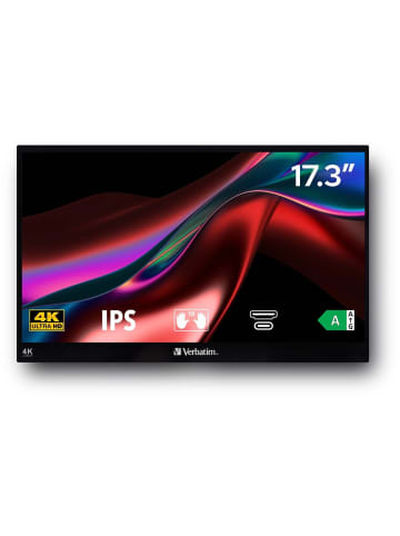 COFI 1453 Mobiler 4K Touch-Monitor 17,3" Effizientes Arbeiten in Schwarz