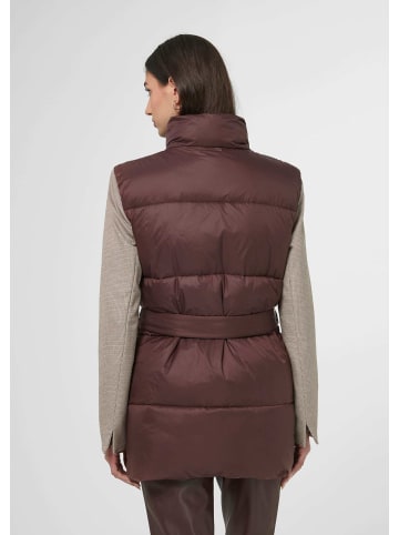 MADELEINE Steppweste in nussbraun