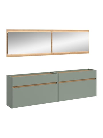 ebuy24 Garderobenmöbel Drive (5-teilig) Staubgrün 192 x 32 cm