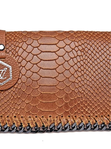 Luisa Vannini Clutch in Braun