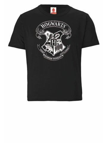 Logoshirt T-Shirts Harry Potter – Hogwarts Logo in schwarz