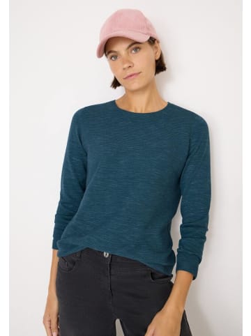 Cecil Pullover in teal blue heather melange