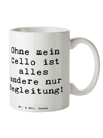 Mr. & Mrs. Panda Keramtiktasse Spruch Zeichenllo Magie mit Spruch in Weiß