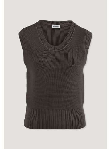 Hessnatur Strick Top in kakao braun