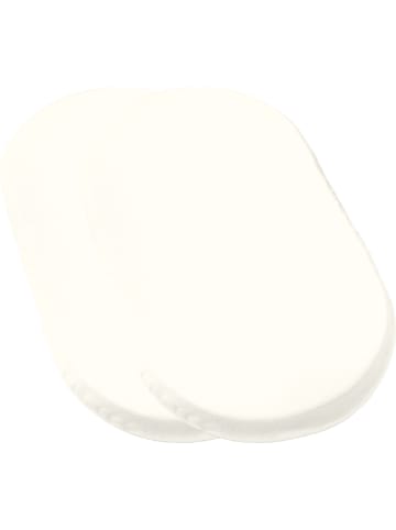 Erwin Müller Single-Jersey Baby-Spannbettlaken 2er-Pack Murnau in wollweiß