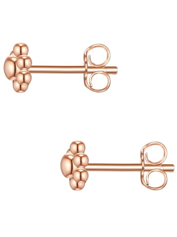Ohrstecker Blume aus Sterling Silber in roségold