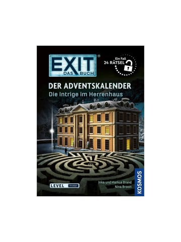 EXIT Adventskalender EXIT Das Buch 2025, Die Intrige im Herrenhaus, ab 12 Jahre