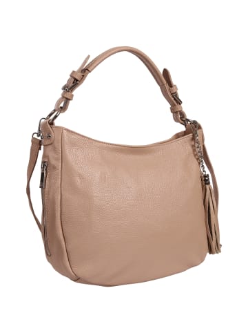 Toscanto Toscanto Schultertasche, Shopper Leder rosa ca. 30cm