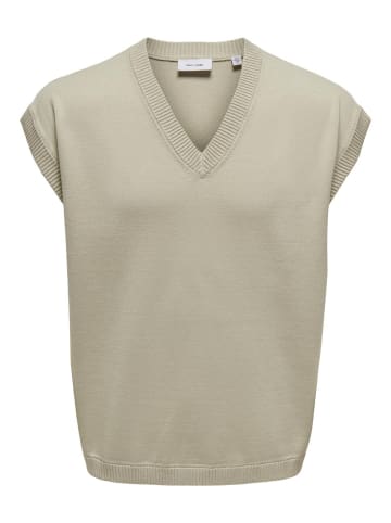 ONLY & SONS Weste in Silver Lining