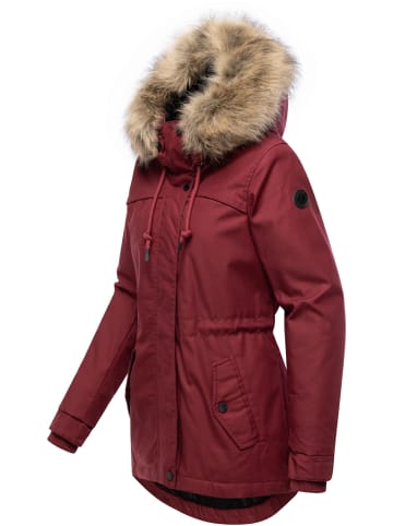 ragwear Winterjacke Tawny Short YOUMODO in Wine Red