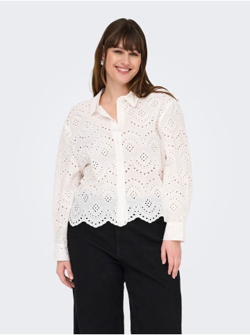 ONLY Carmakoma Hemd in Cloud Dancer