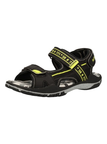 Richter Shoes Sandalen in Schwarz/Gelb