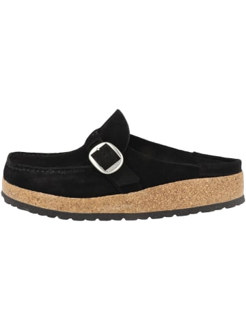 Birkenstock Clogs Buckley Veloursleder normal in schwarz