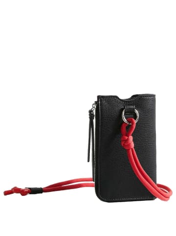 Desigual Mone Half Logo Rita - Handytasche 17 cm (black) in schwarz
