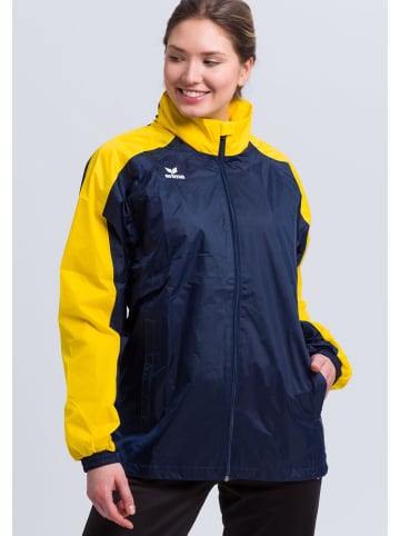 erima Liga 2.0 Allwetterjacke in new navy/gelb/dark navy