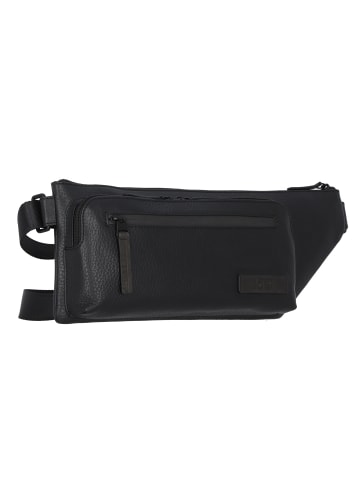 Jost Stockholm Umhängetasche Leder 39 cm schwarz