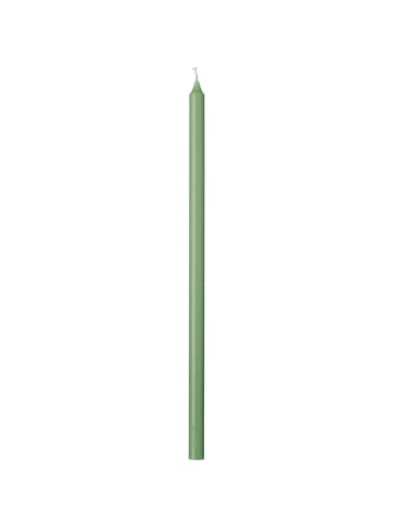 IB Laursen Dünne hohe Kerze 30 cm aus Ø 1,3 cm in green tea