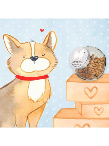 Mr. & Mrs. Panda Bonbonglas Spitz Moment mit Spruch in Grau Pastell