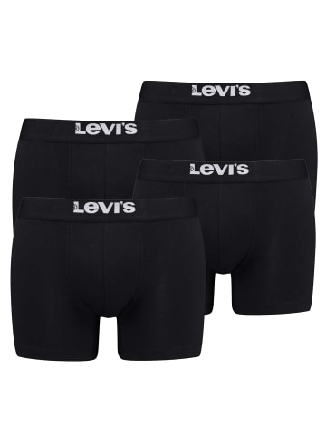 Levi´s Boxershort 4er Pack in Schwarz