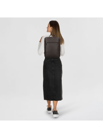 PICARD Milano Business-Rucksack Leder 39 cm Laptopfach in cafe
