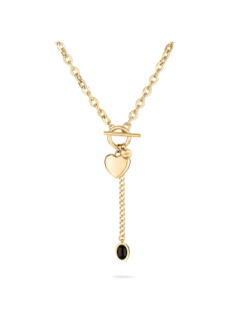 FYNCH-HATTON Kette Heart x Cabochon in gold