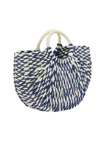 IZIA Women Handbag in Navy White
