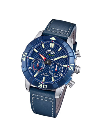 Lotus Chronograph-Armbanduhr Lotus Classic blau groß (ca. 45mm)