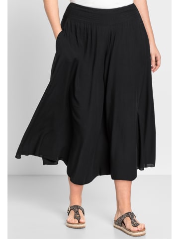sheego Schlupfhose in schwarz