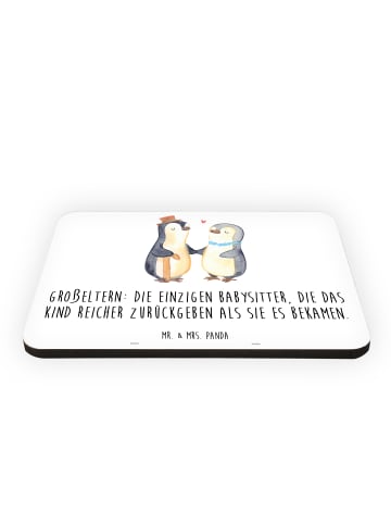 Mr. & Mrs. Panda Magnet Großeltern Babysitter mit Spruch in Weiß