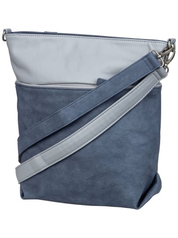 Zwei Beuteltasche Jana J12 in Nubuk/Sky