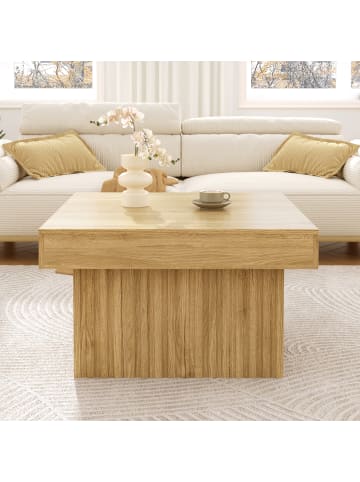 ABRIHOME Couchtische  mit PB Tischplatte und MDF Basis, 79x79x46 cm