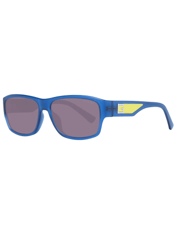 Guess Unisex Sonnenbrillen Trapez Blau