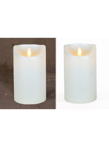 JACK LED Echtwachskerze 12,5cm mit Timer in Perle
