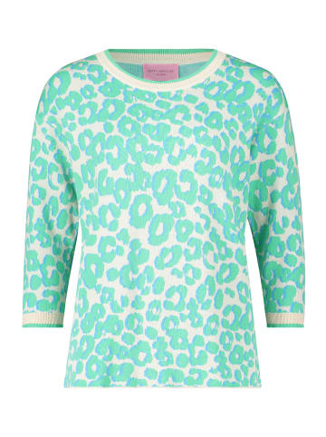 Betty Barclay Strickpullover mit Jacquard in Patch Green/Blue
