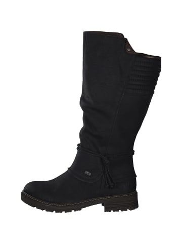 rieker Overknee-Stiefel in Schwarz/Brown