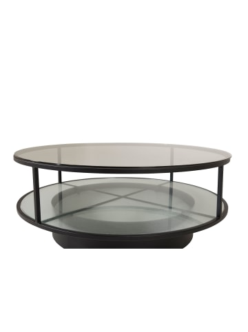 ebuy24 Couchtisch Falsterbo Glas Weiß 100 x 100 cm