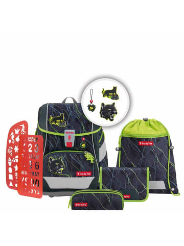 Step by Step 2in1 Plus - Schulranzen Set 6tlg. (Tractor Freddy) in Danger Cat Chiko