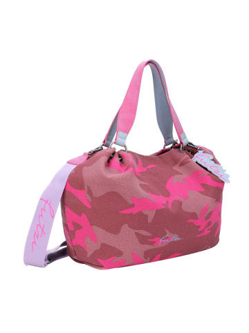 Fritzi aus Preußen Joshi01 Canvas Shopper Tasche 40 cm in pinky