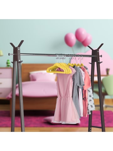 relaxdays 100x Kleiderbügel in Gelb