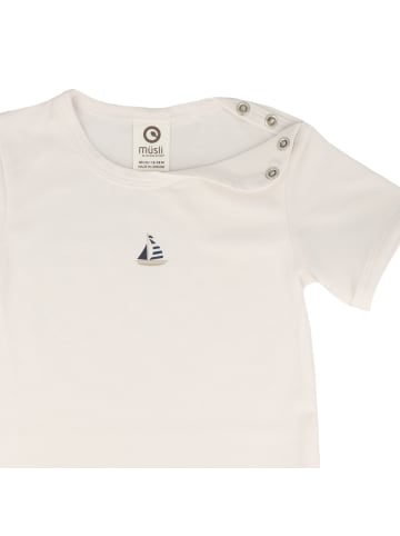 müsli Kurzarmbody 1581031900 in weiss
