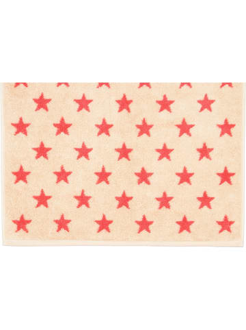 Cawö Cawö Handtücher NEW STARS Sterne klein 6261 beige/pink - 32 in beige/pink - 32