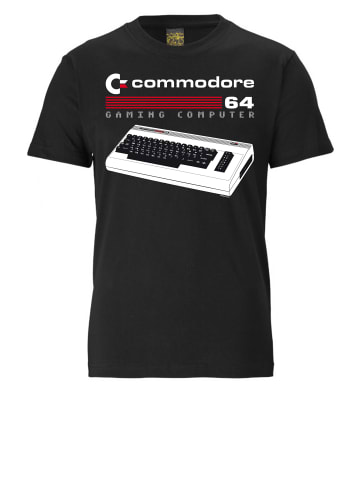 Logoshirt T-Shirt Commodore - Gaming Computer in schwarz