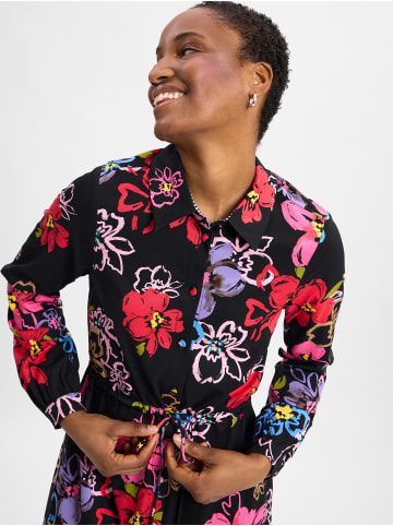 NÜMPH Kleid Nuhallie in schwarz rot - 0001